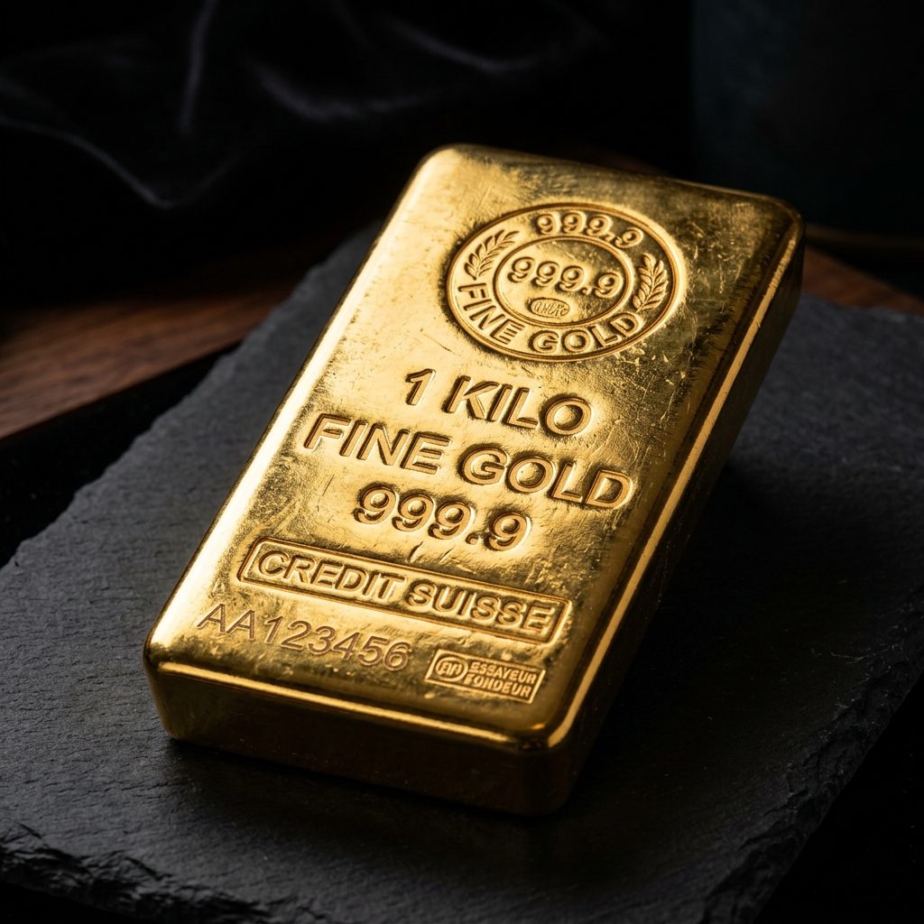 Single 999.9 fine gold bar